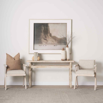 Mercana Topanga Cream Fabric Dining Chair (Set of 2)