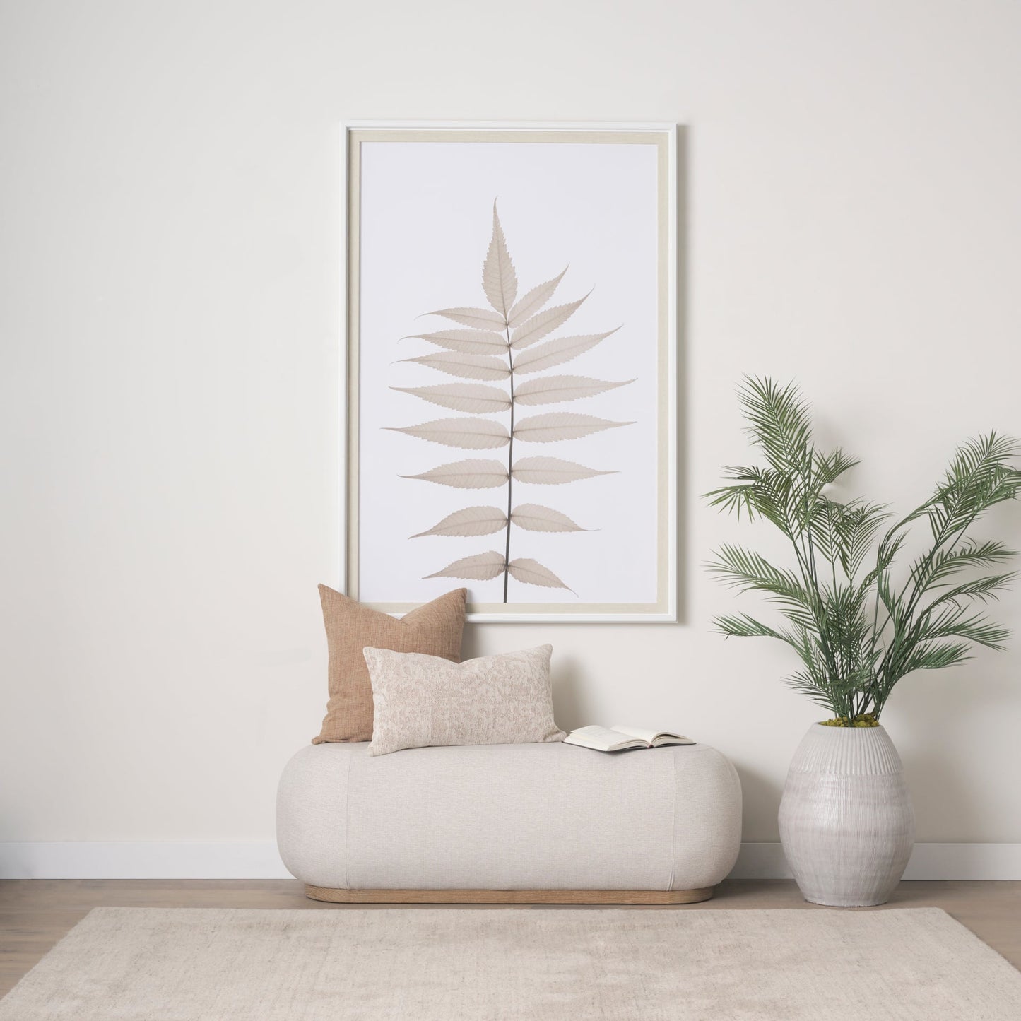 Siren Fabric Oblong Bedroom Bench