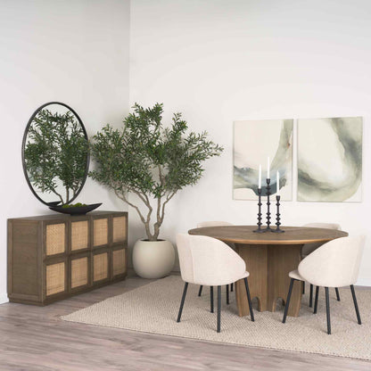 Sonomi Wooden Round Dining Table