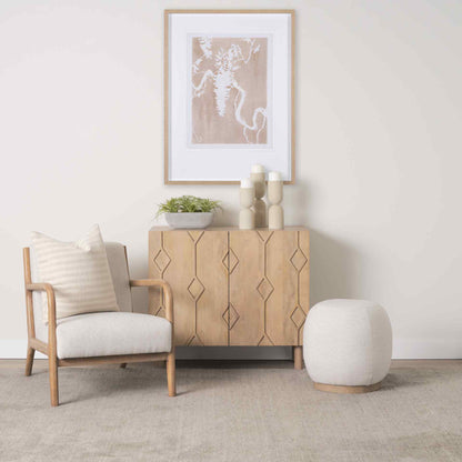 Mercana Heera Two Doors Wooden Accent Cabinet