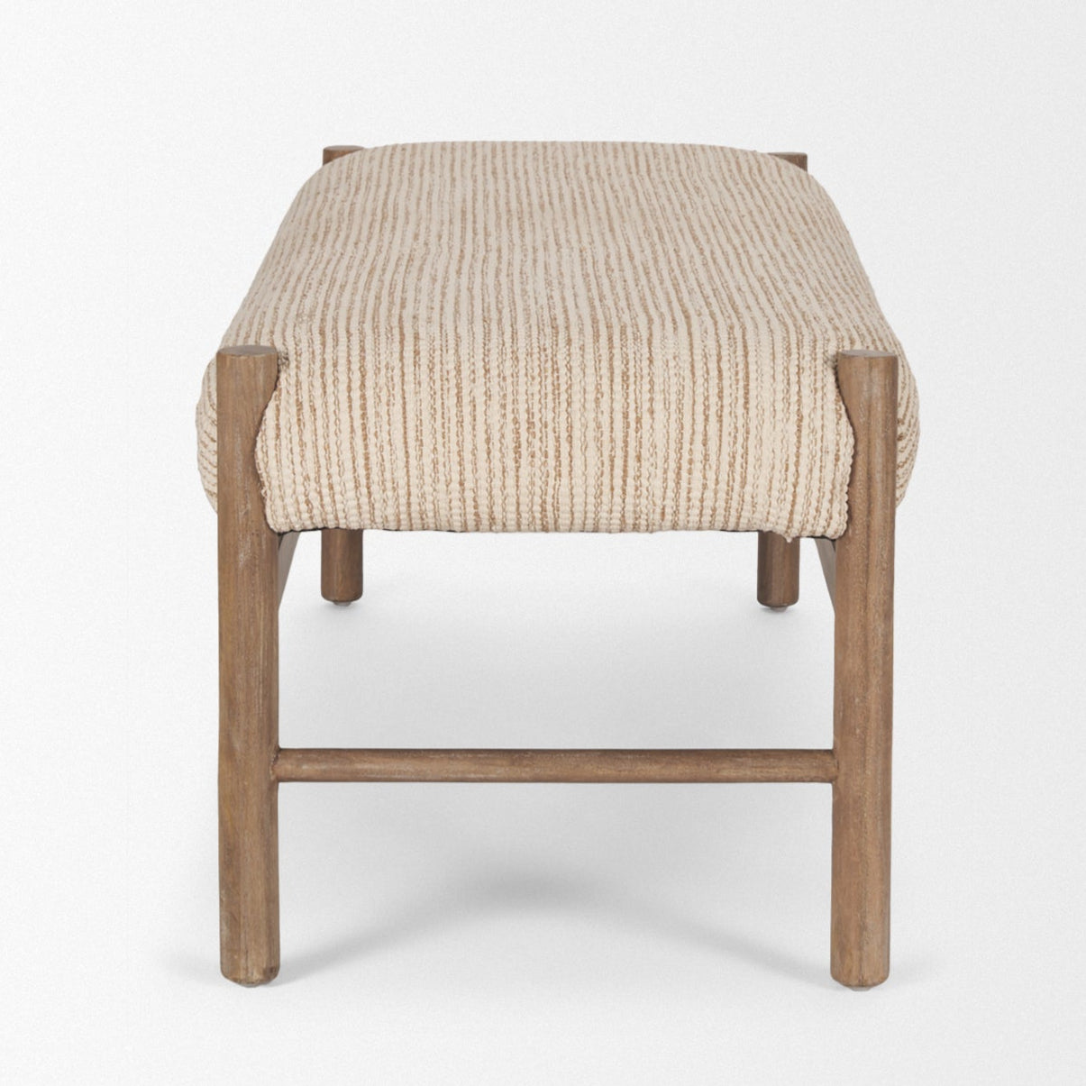 Tadi Rectangular Dark Brown Wood Bench