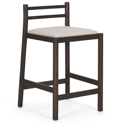 Mercana Sam Cream Fabric Counter Stool