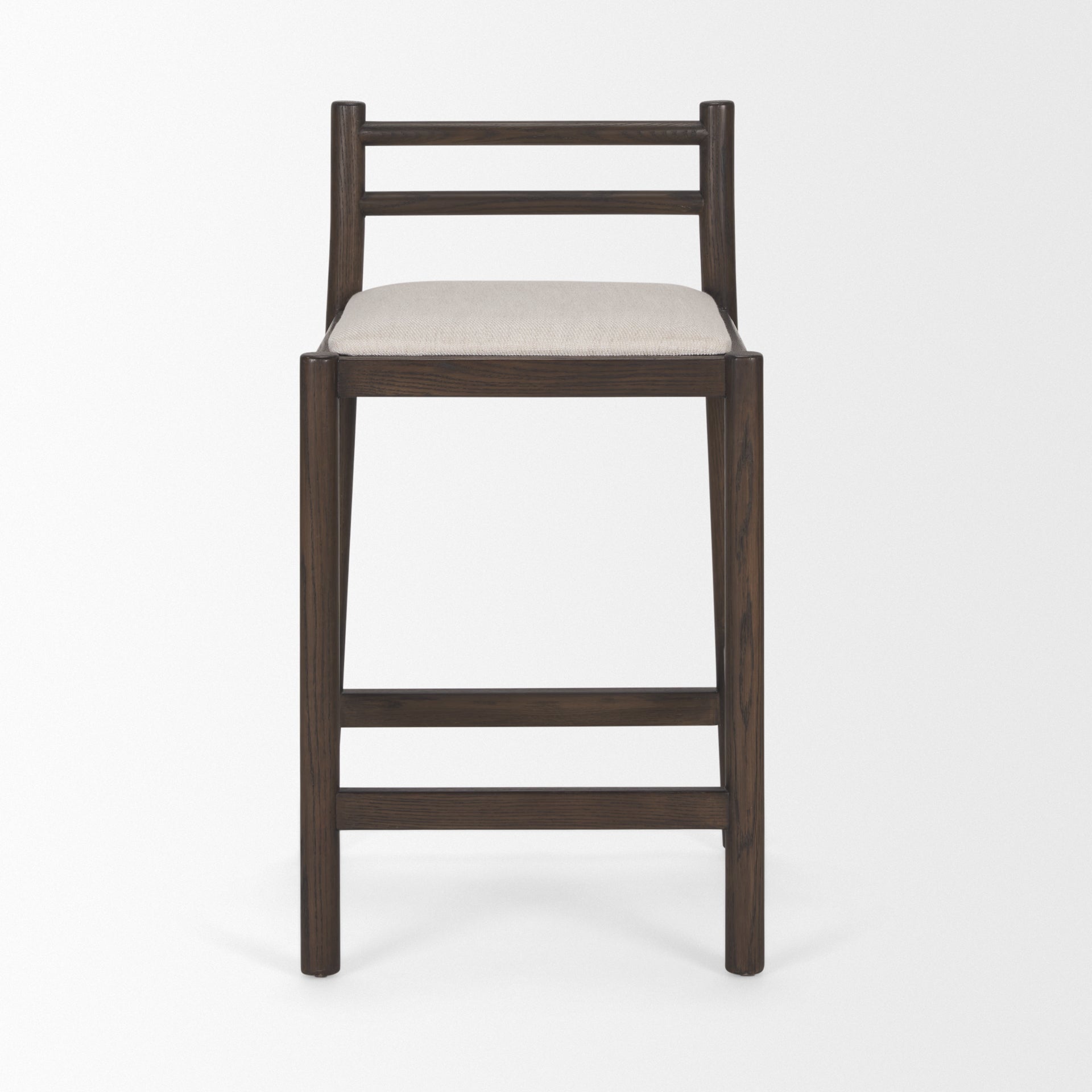 Mercana Sam Cream Fabric Counter Stool