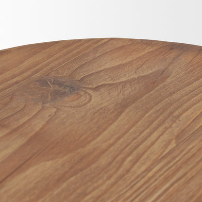 Tahlia Natural Wooden Angled Legs Stool