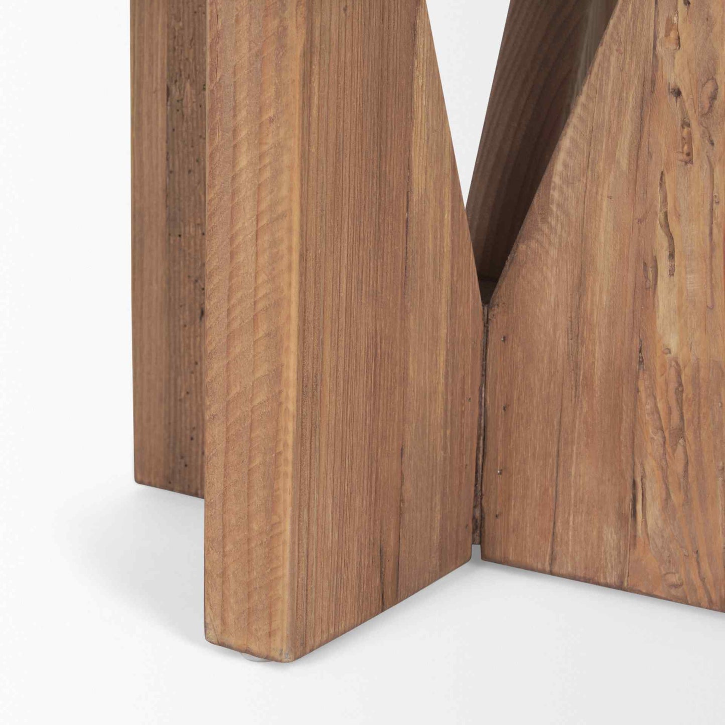 Tahlia Natural Wooden Angled Legs Stool