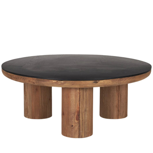 Mercana Tucson Natural Wooden Round Coffee Table