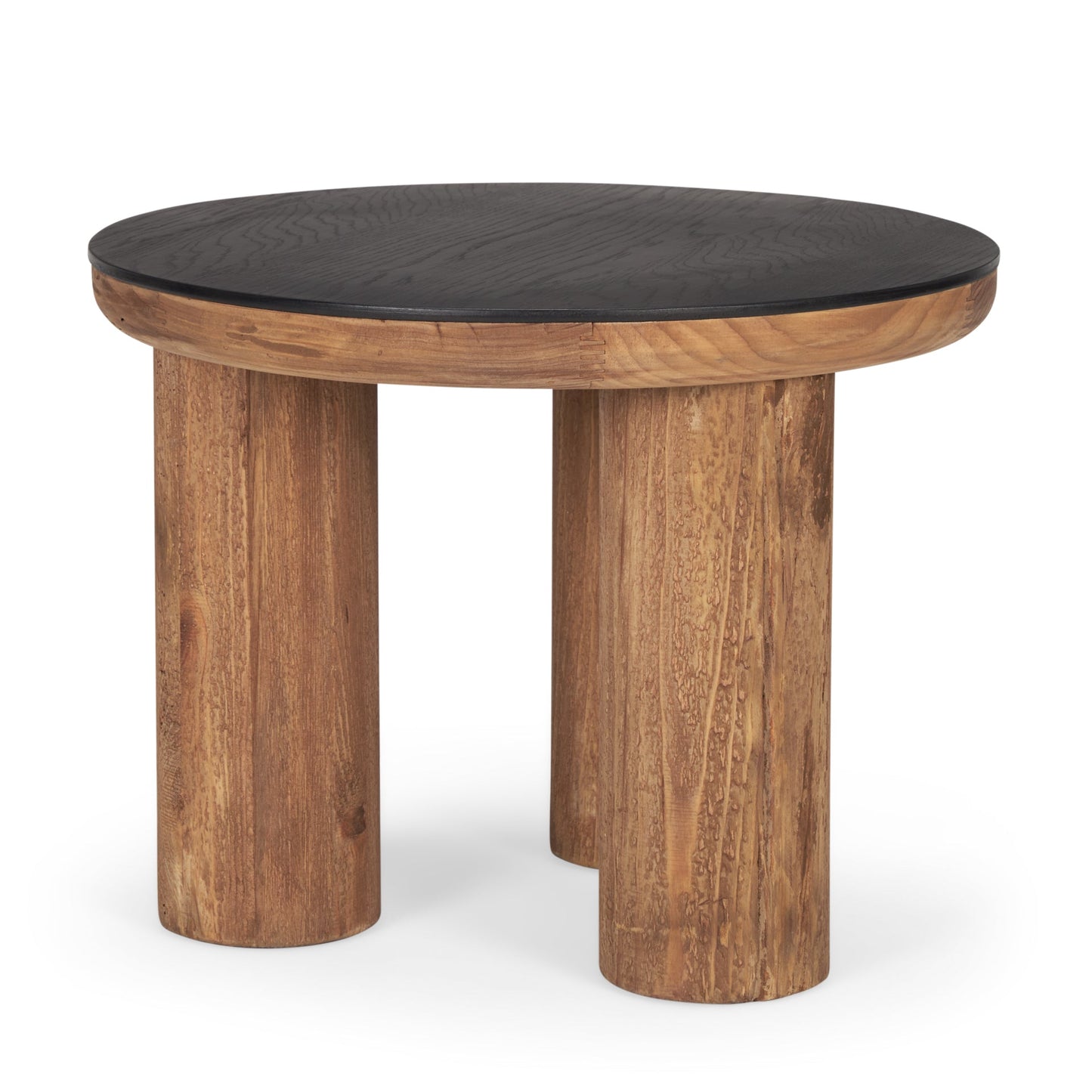 Mercana Tucson Natural Wooden Round Side Table