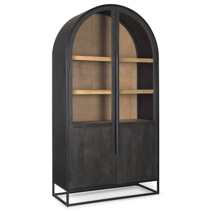 Sloan Two Doors Wood Bookcase