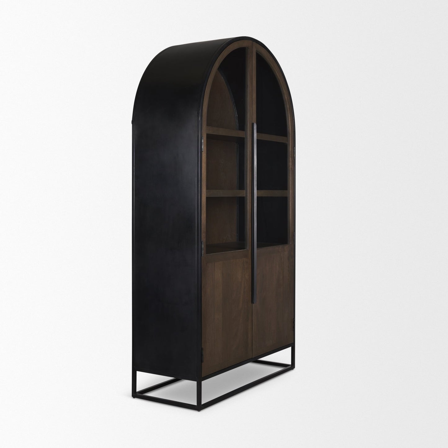 Sloan Two Doors Wood Bookcase