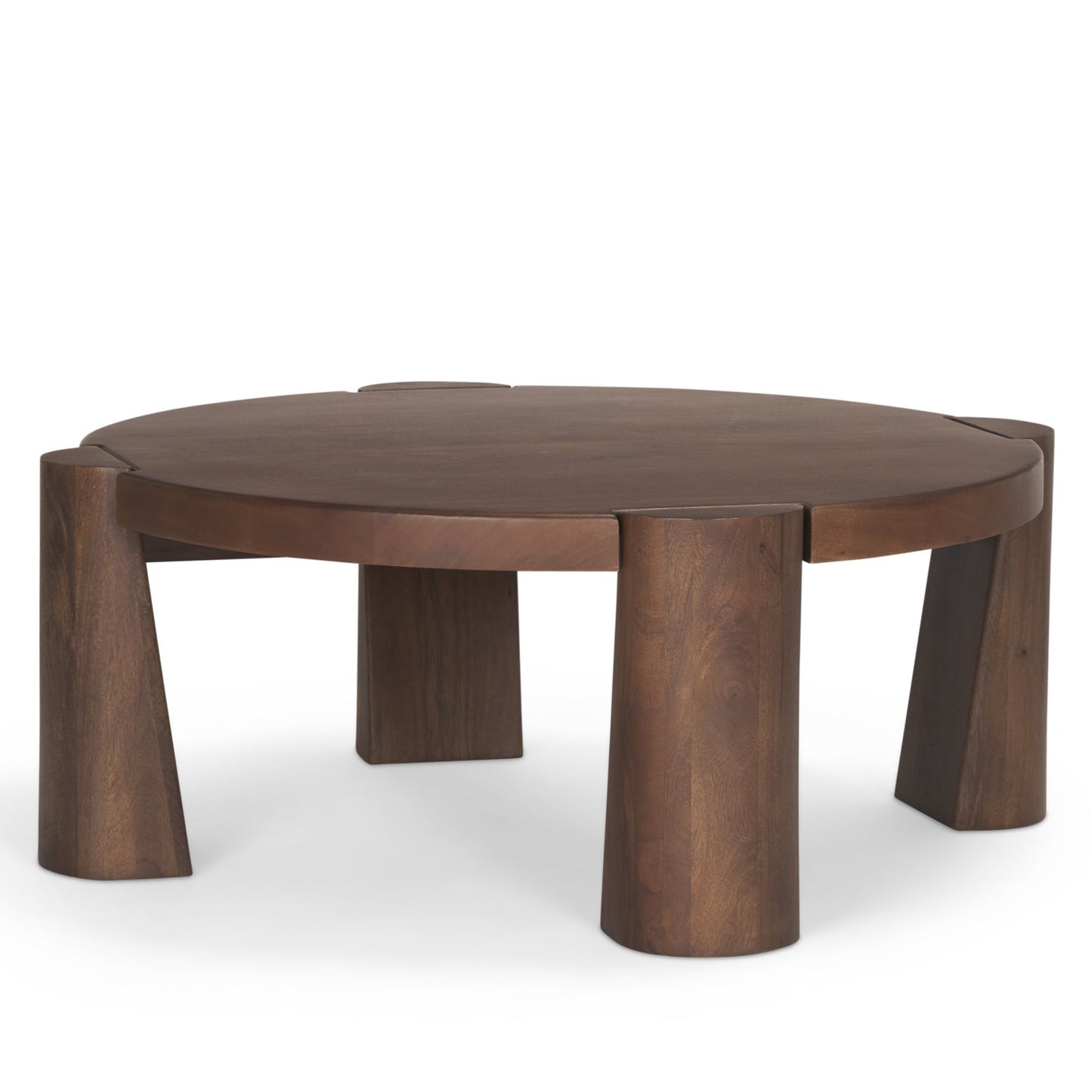 Mercana Tammar Wooden Round Coffee Table