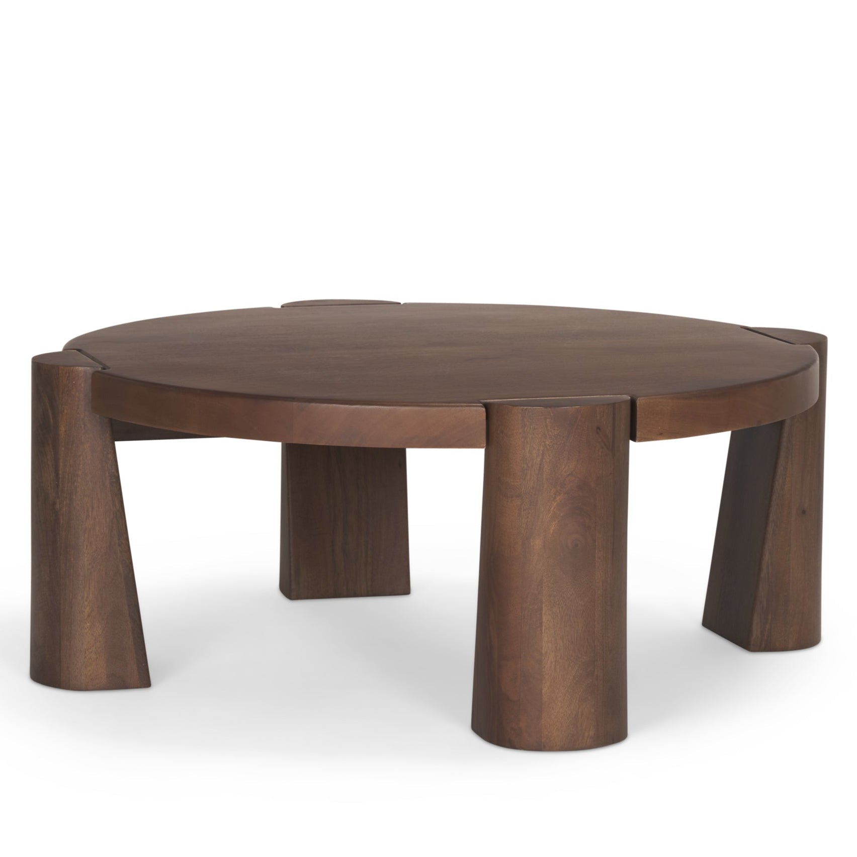 Mercana Tammar Wooden Round Coffee Table