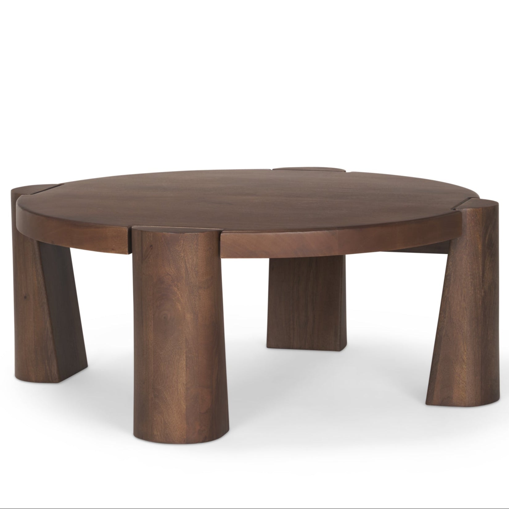 Mercana Tammar Wooden Round Coffee Table