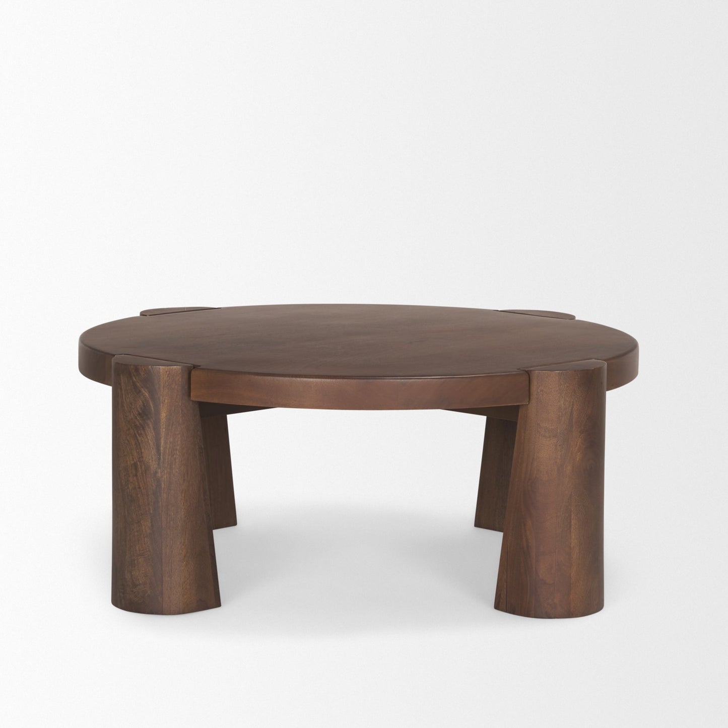 Mercana Tammar Wooden Round Coffee Table