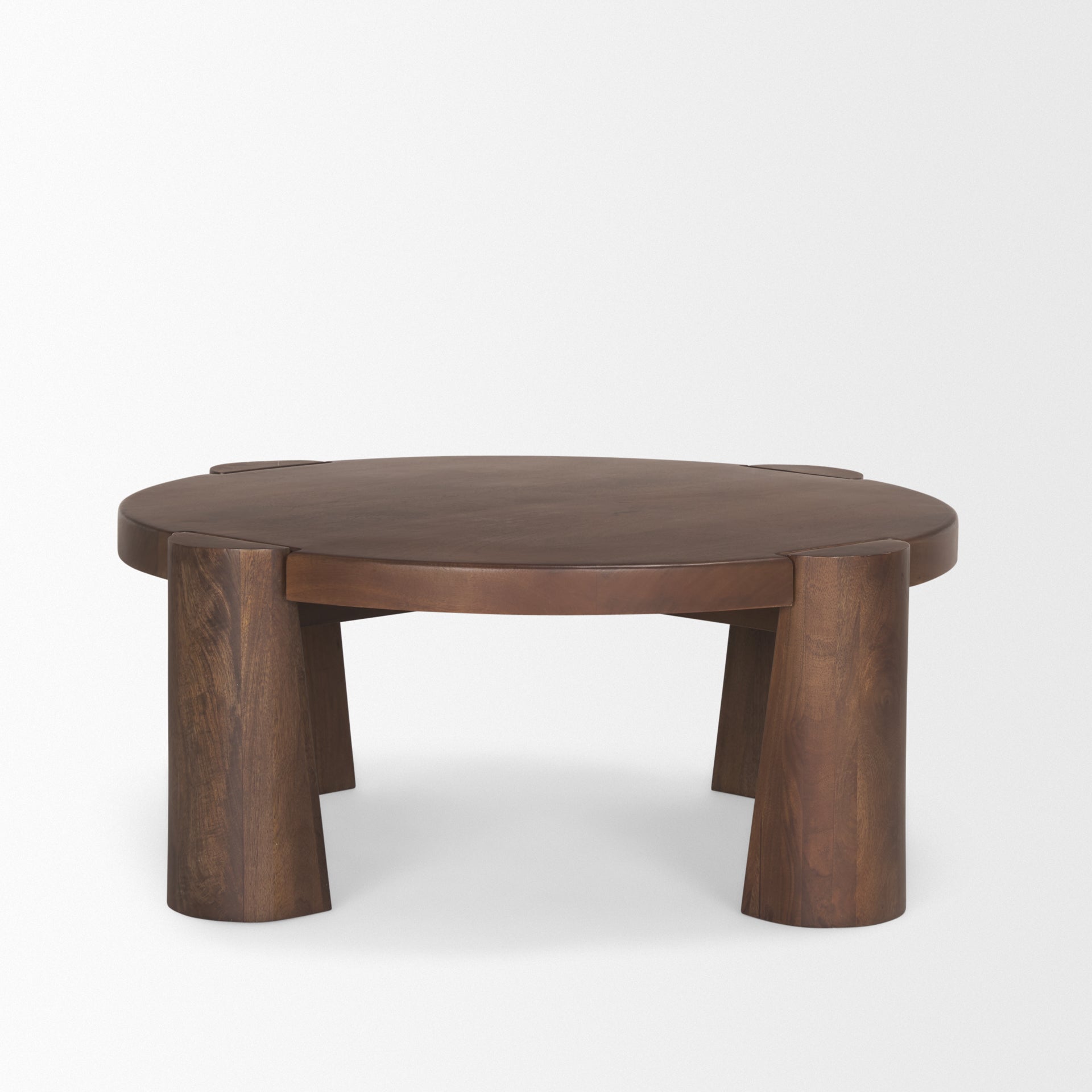 Mercana Tammar Wooden Round Coffee Table