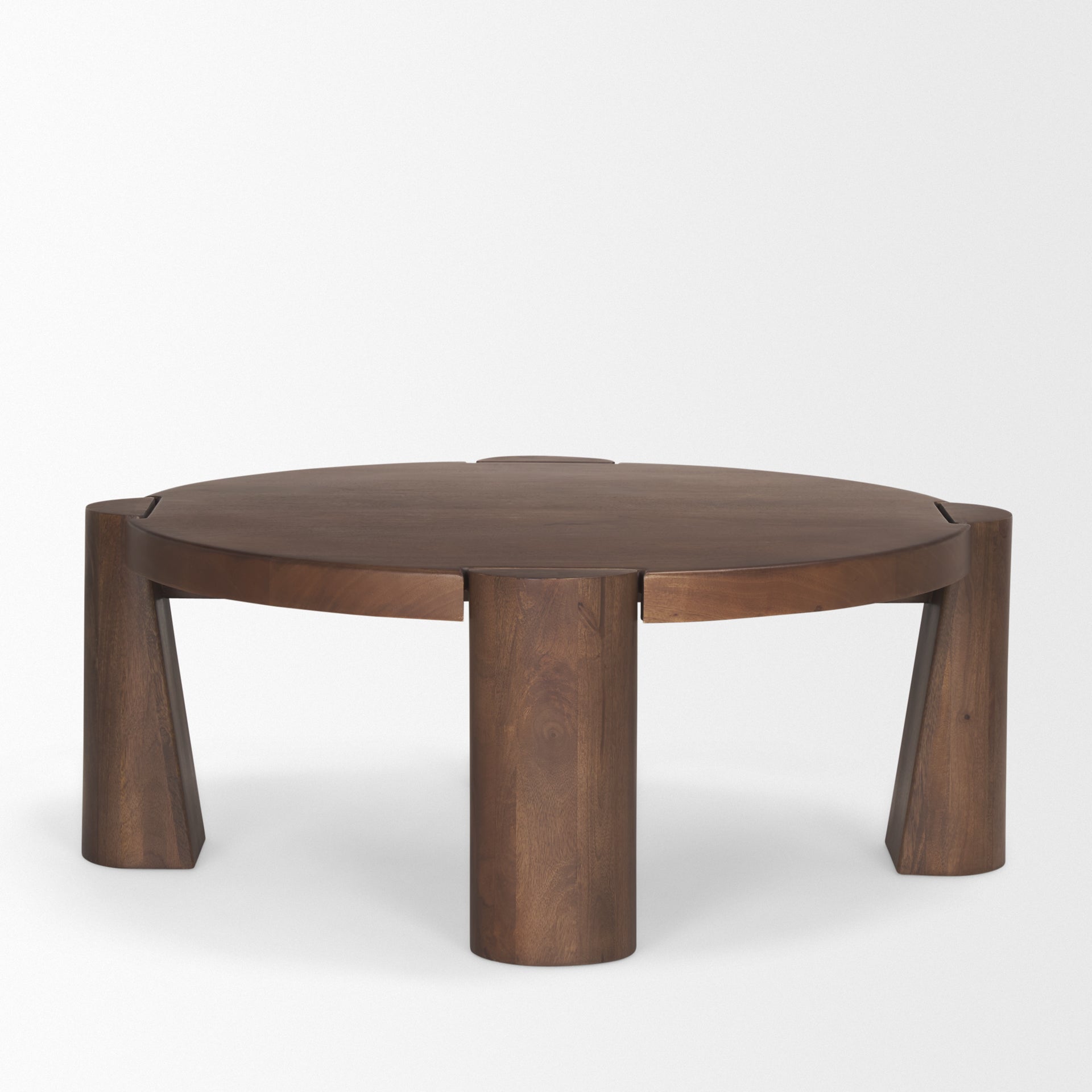 Mercana Tammar Wooden Round Coffee Table