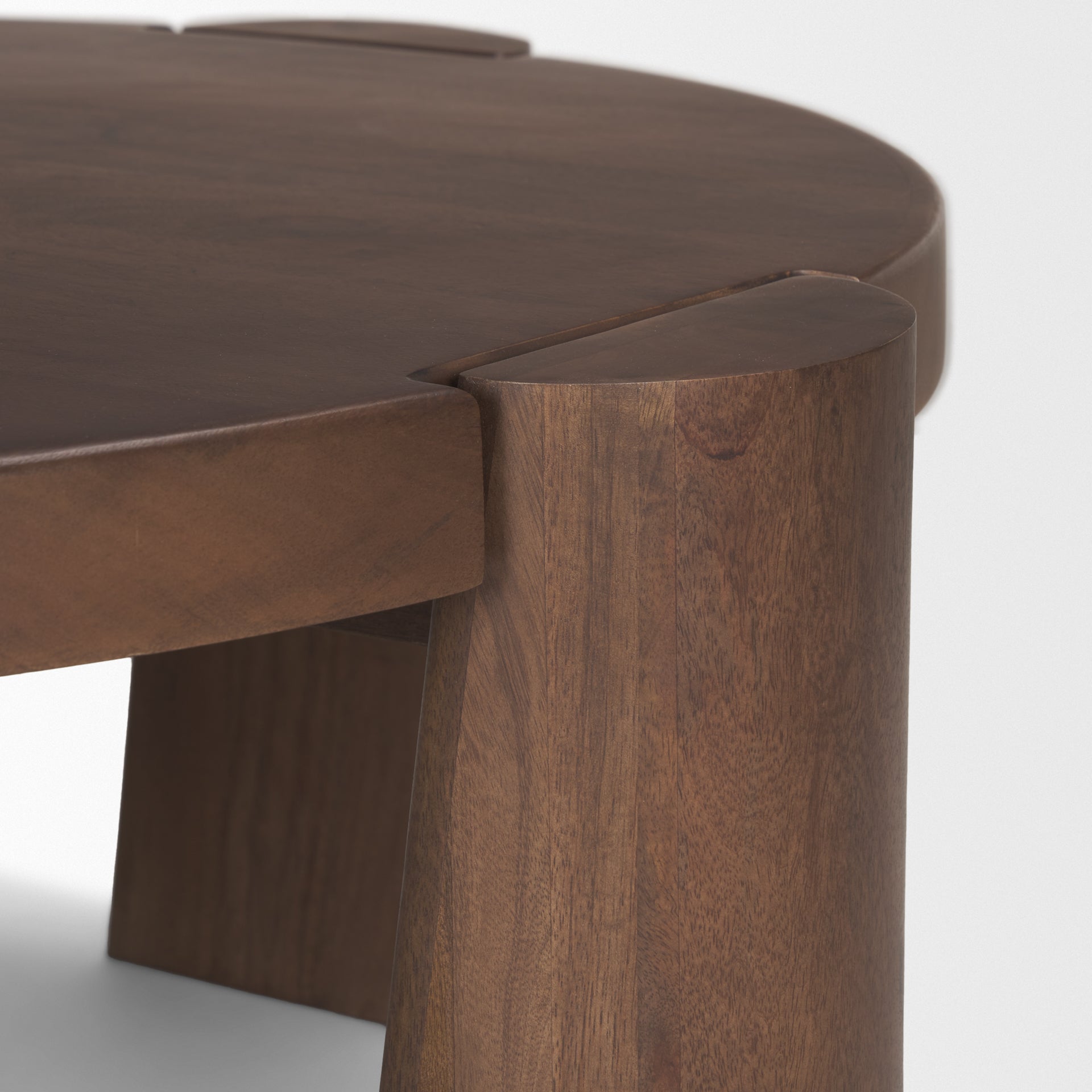 Mercana Tammar Wooden Round Coffee Table