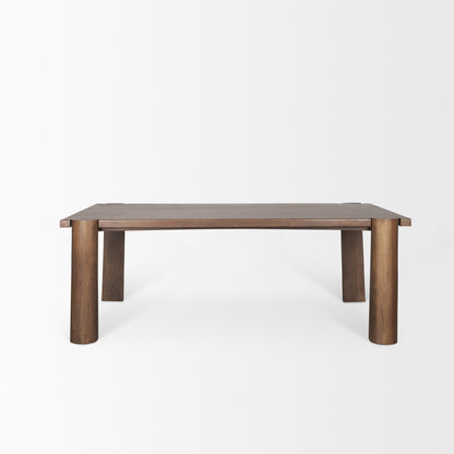 Mercana Tammar Wooden Rectangular Dining Table