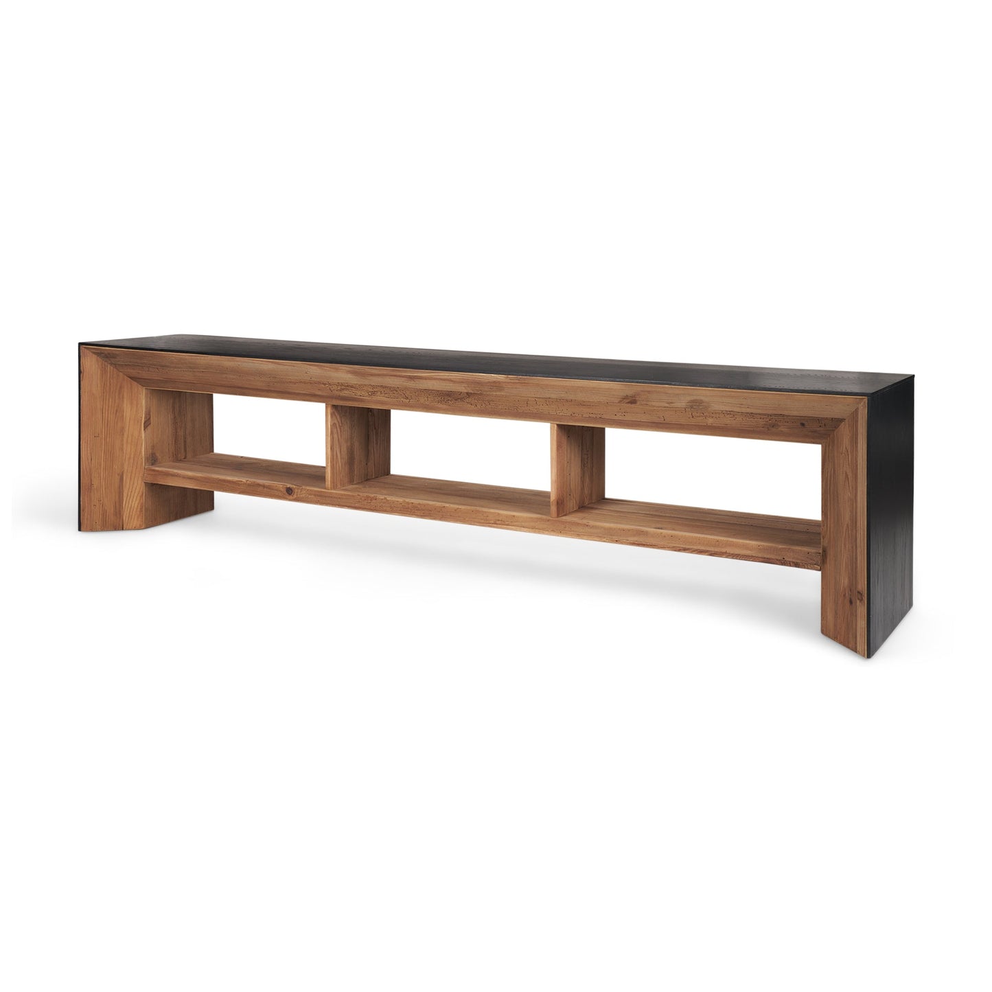 Tabor Natural Wooden Waterwall Media Console
