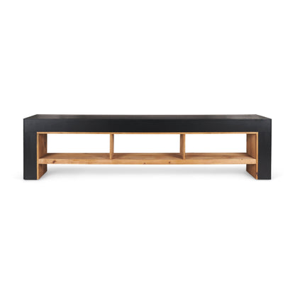 Tabor Natural Wooden Waterwall Media Console