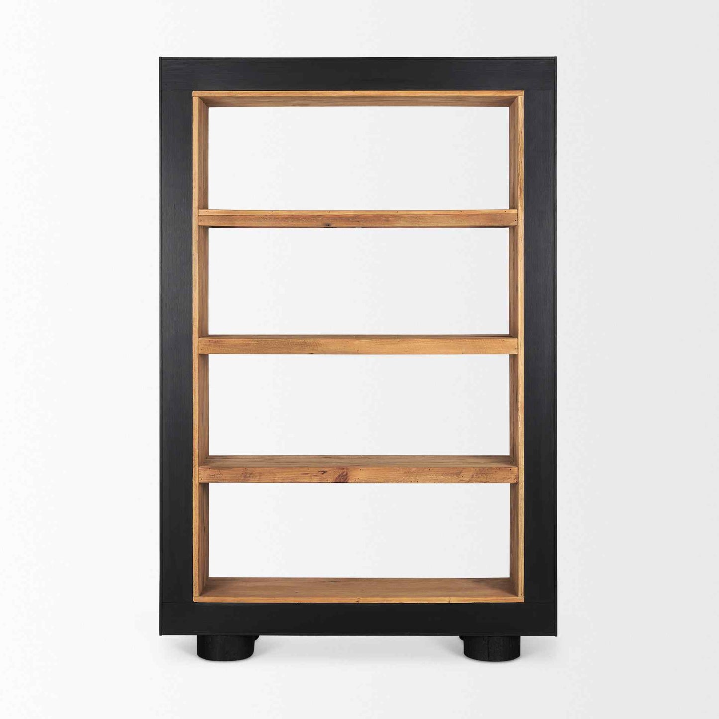 Tabor Natural Wooden Modern Etagere