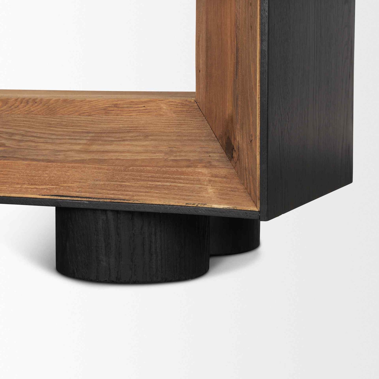 Tabor Natural Wooden Modern Etagere