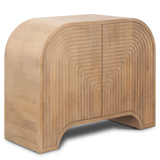 Mercana Sorina Light Brown Wood Accent Cabinet