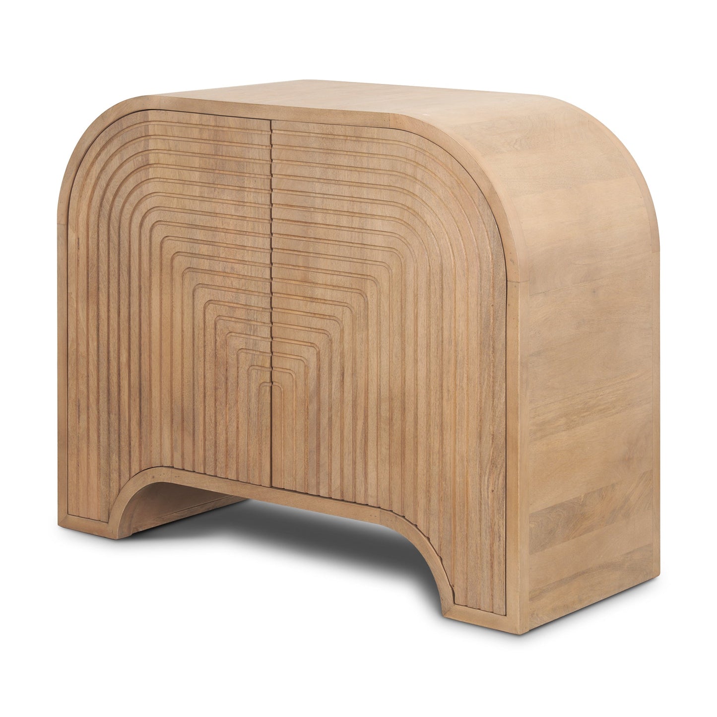 Sorina Light Brown Wood Accent Cabinet