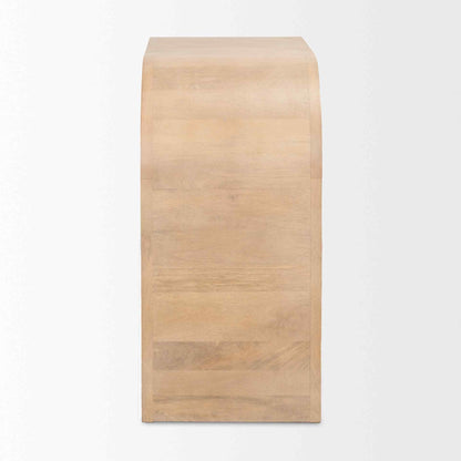 Sorina Light Brown Wood Accent Cabinet