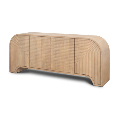 Sorina Light Brown Wood Sideboard