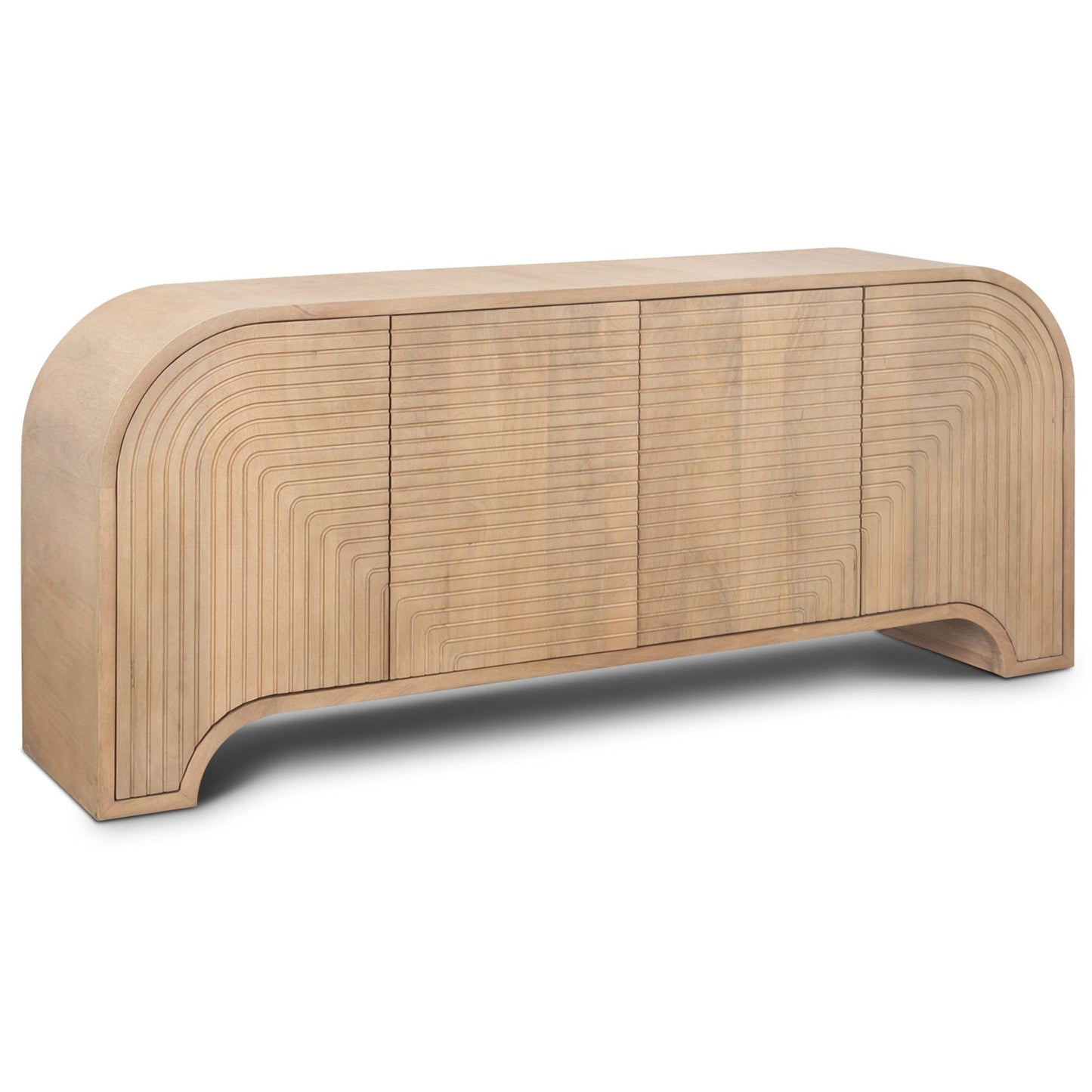 Sorina Light Brown Wood Sideboard