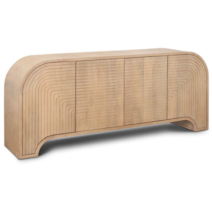 Sorina Light Brown Wood Sideboard