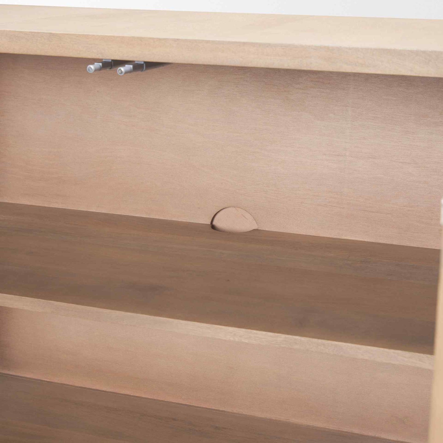 Sorina Light Brown Wood Sideboard