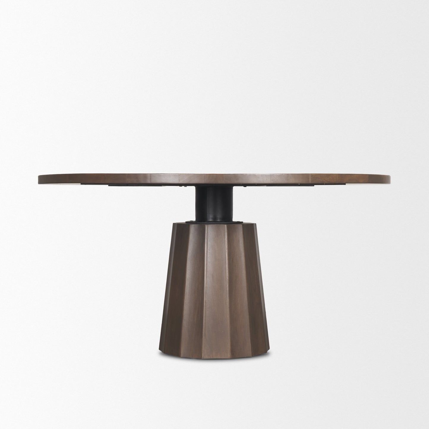 Mercana Swanson Wooden Round Pedestal Dining Table