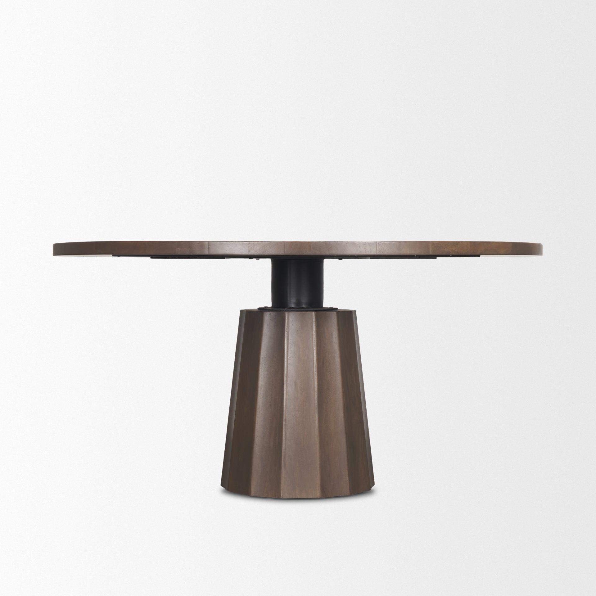 Mercana Swanson Wooden Round Pedestal Dining Table