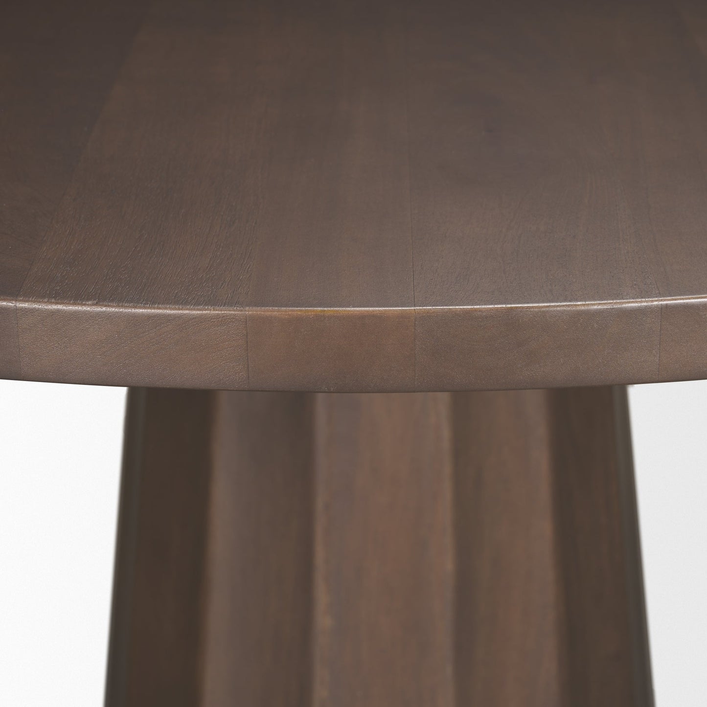 Mercana Swanson Wooden Round Pedestal Dining Table