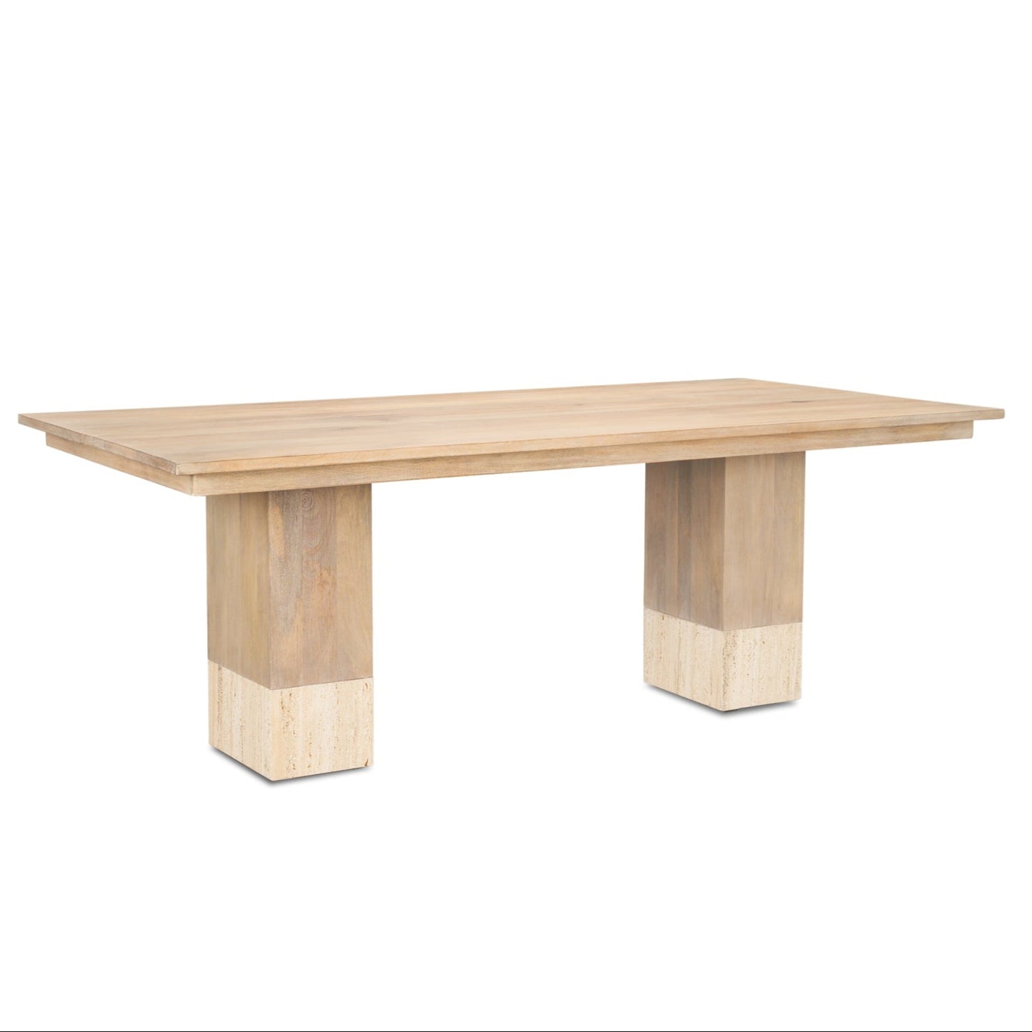 Mercana Shivon Wooden Rectangular Dining Table