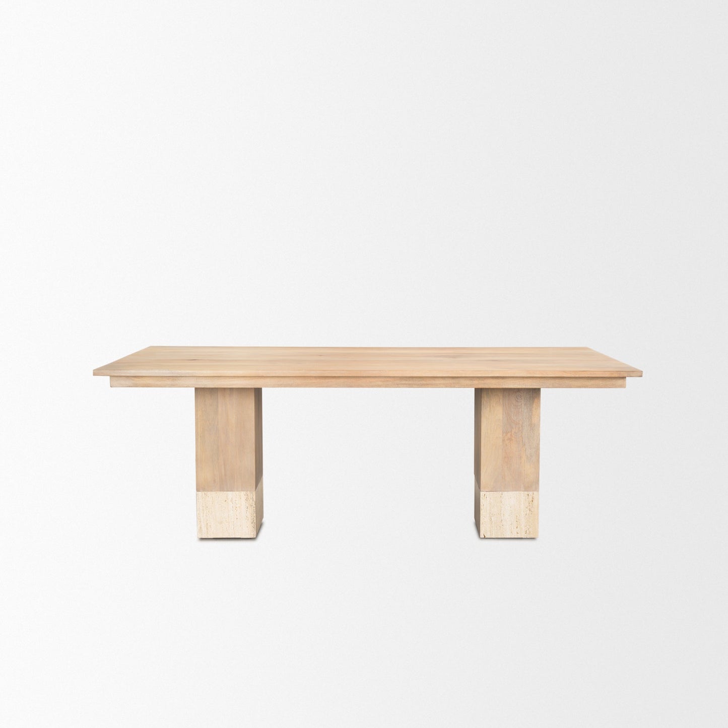 Mercana Shivon Wooden Rectangular Dining Table