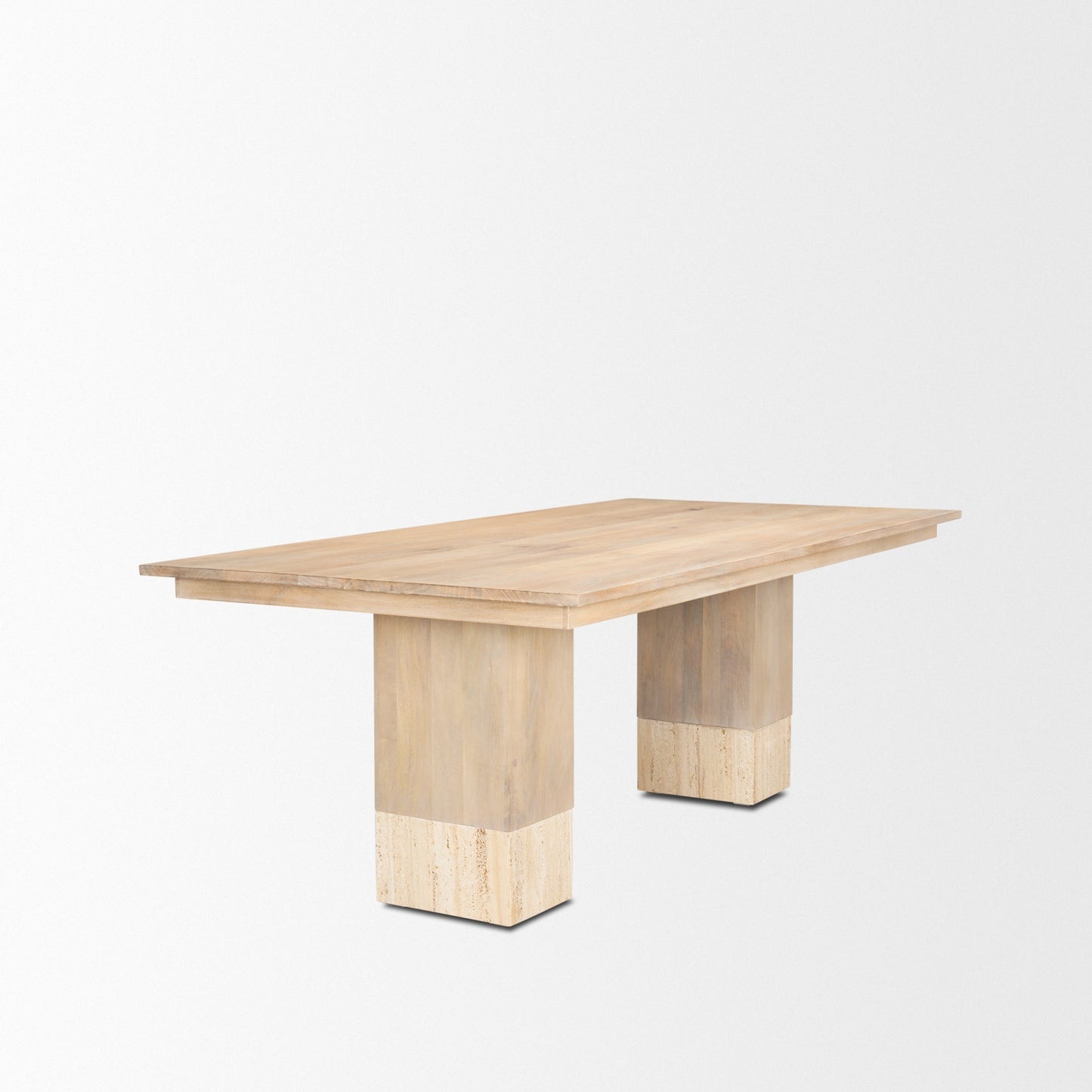 Mercana Shivon Wooden Rectangular Dining Table