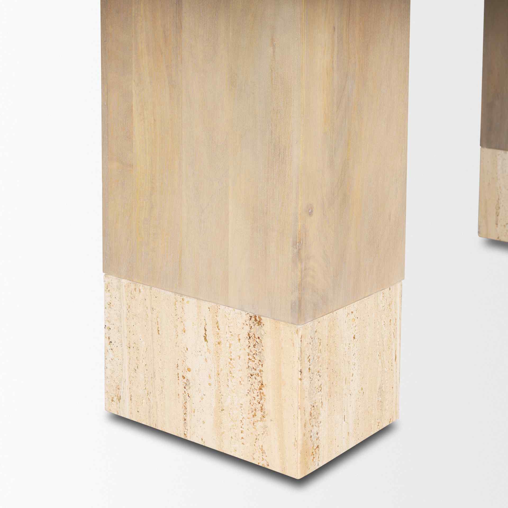 Mercana Shivon Wooden Rectangular Dining Table
