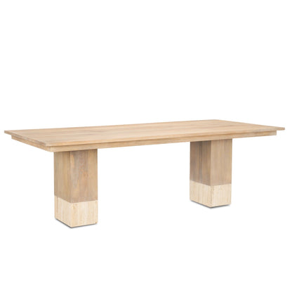Mercana Shivon Wooden Rectangular Dining Table