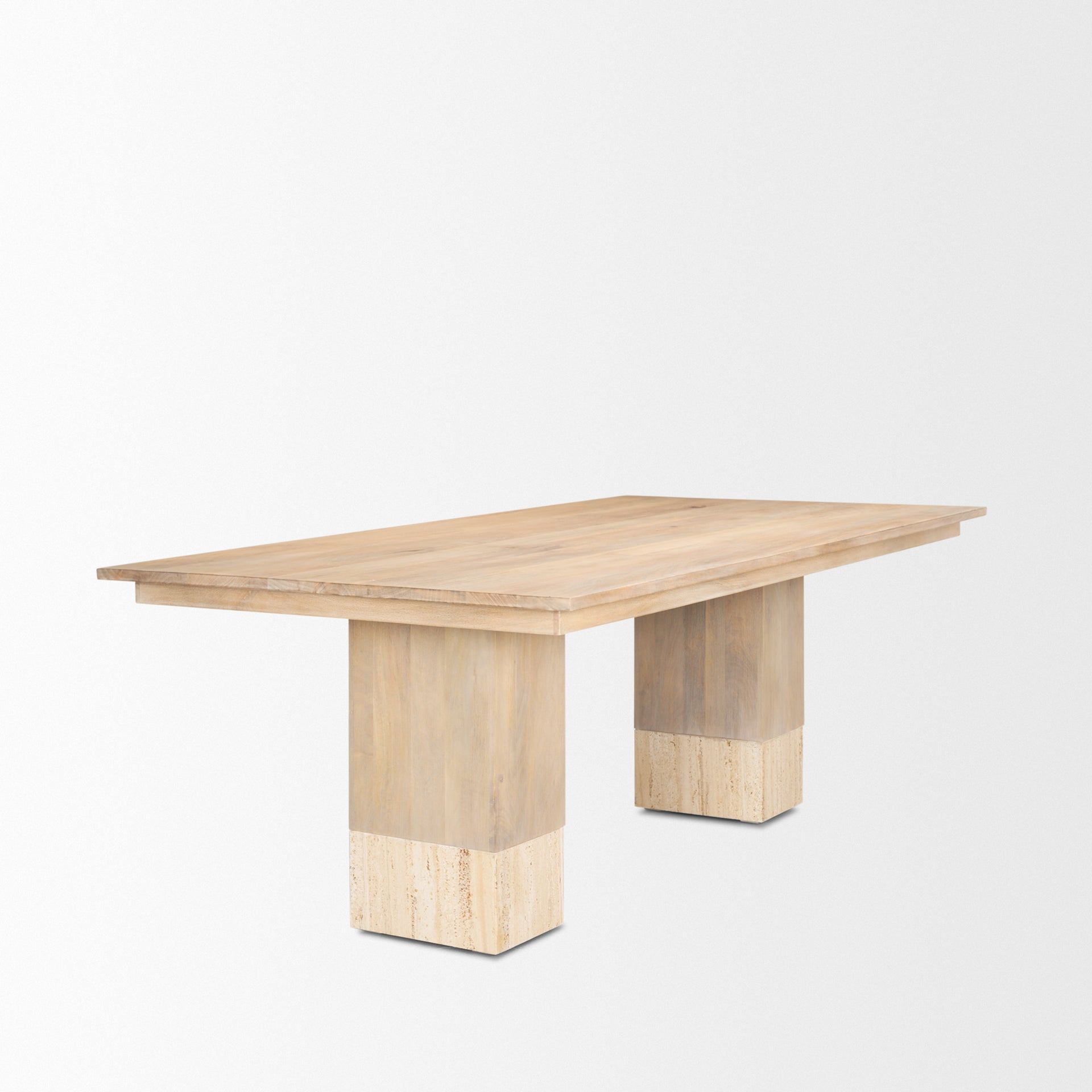 Mercana Shivon Wooden Rectangular Dining Table