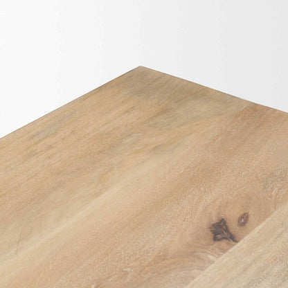 Mercana Shivon Wooden Rectangular Dining Table