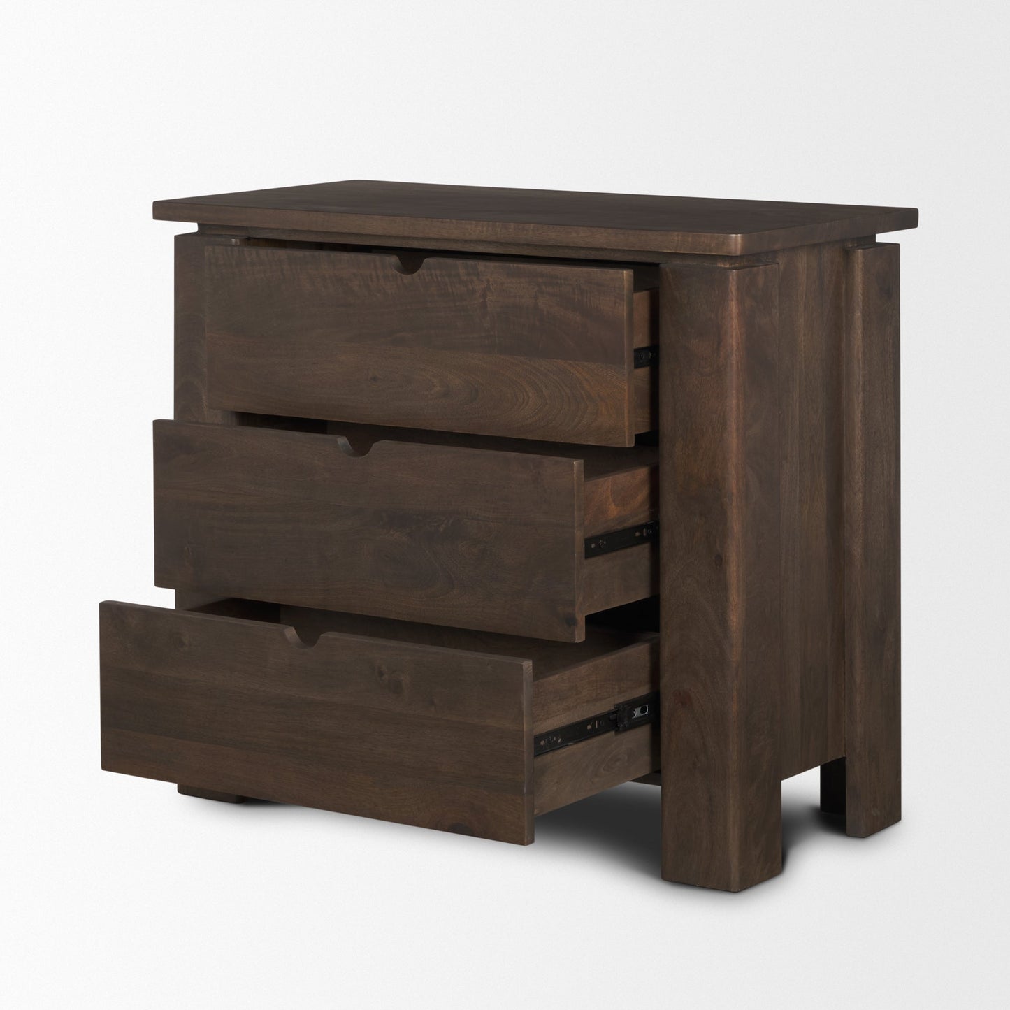 Wallen Three Drawers Wooden Chest