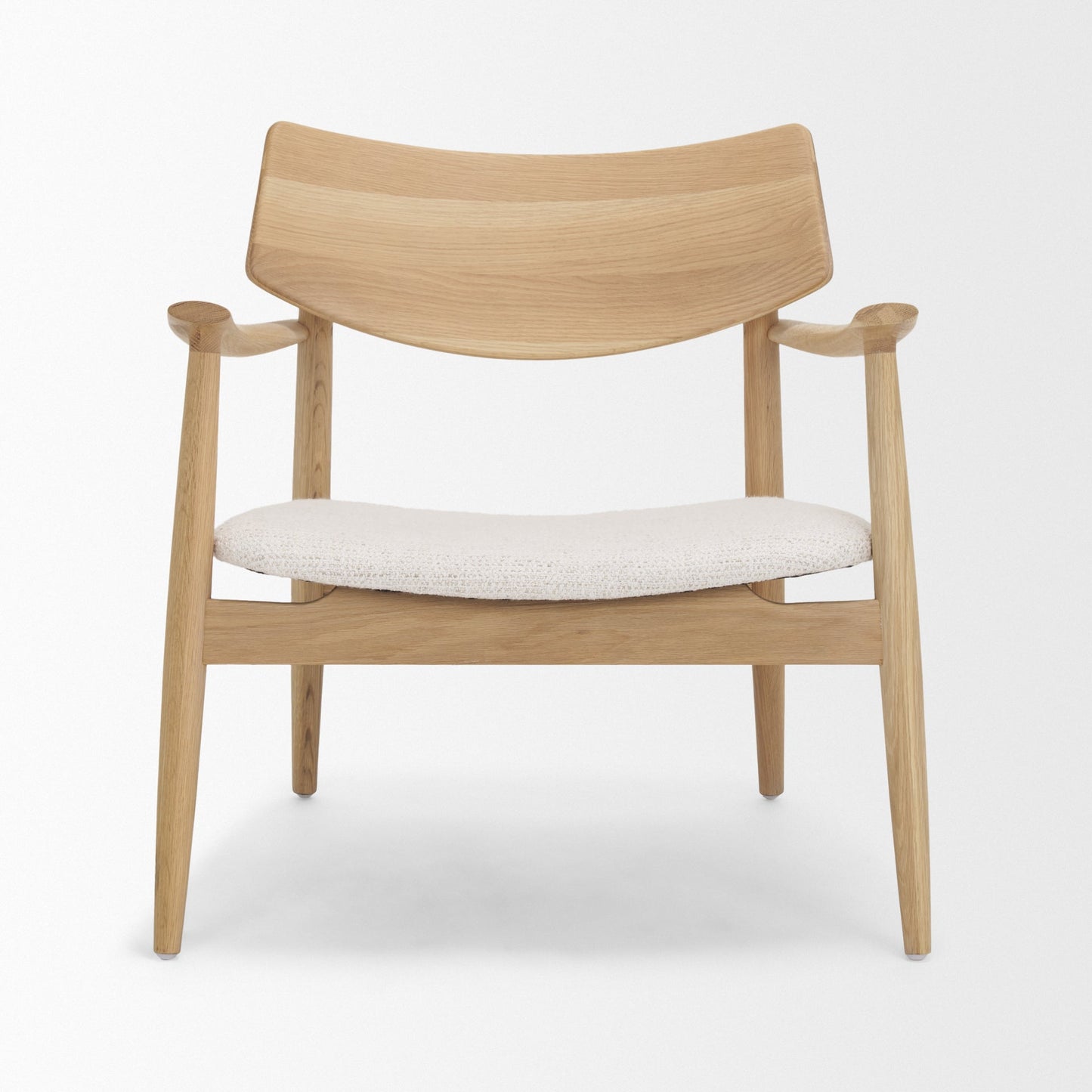 Haggen Cream Fabric Accent Chair