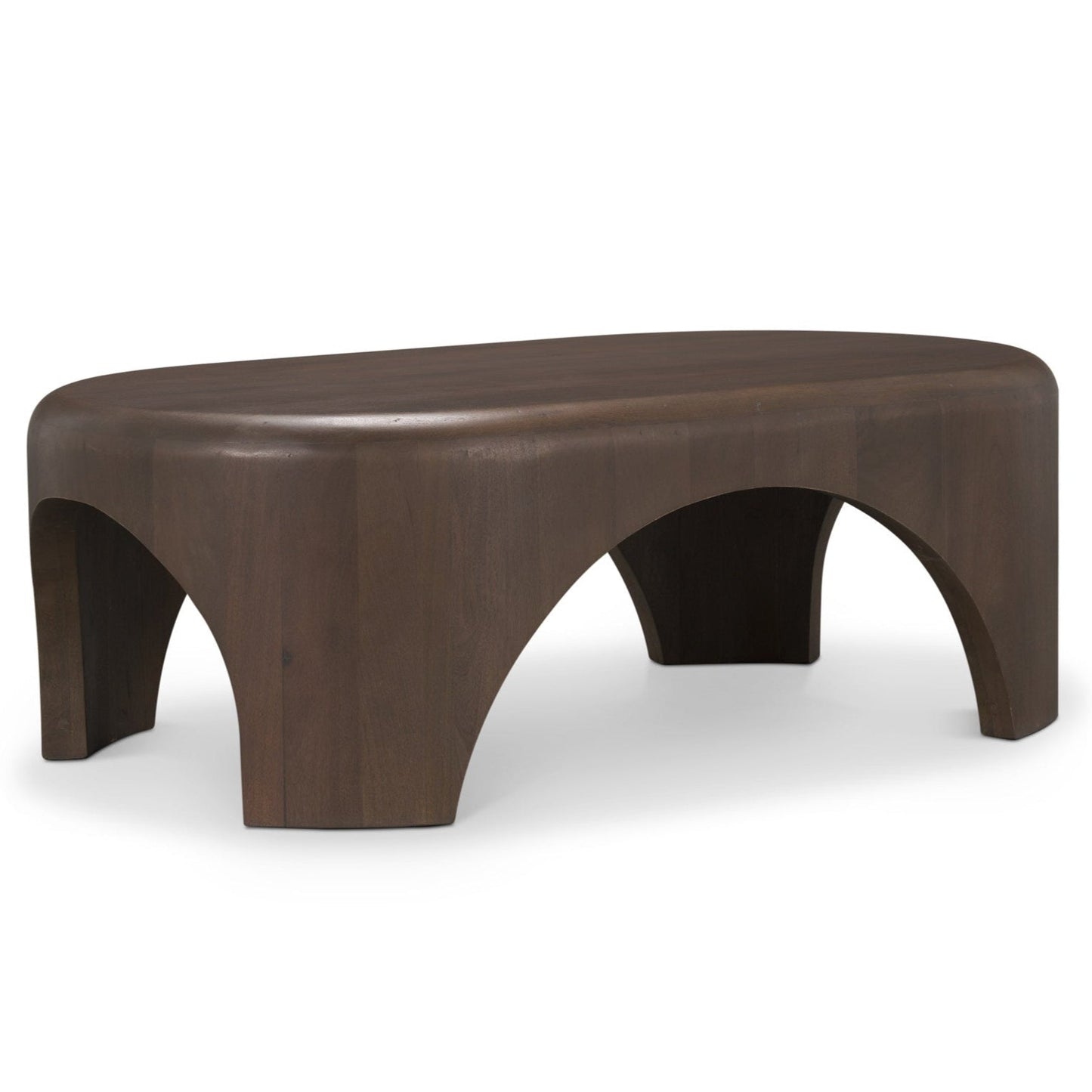 Mercana Shima Arched Legs Oval Coffee Table