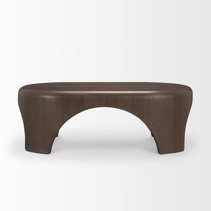 Mercana Shima Arched Legs Oval Coffee Table