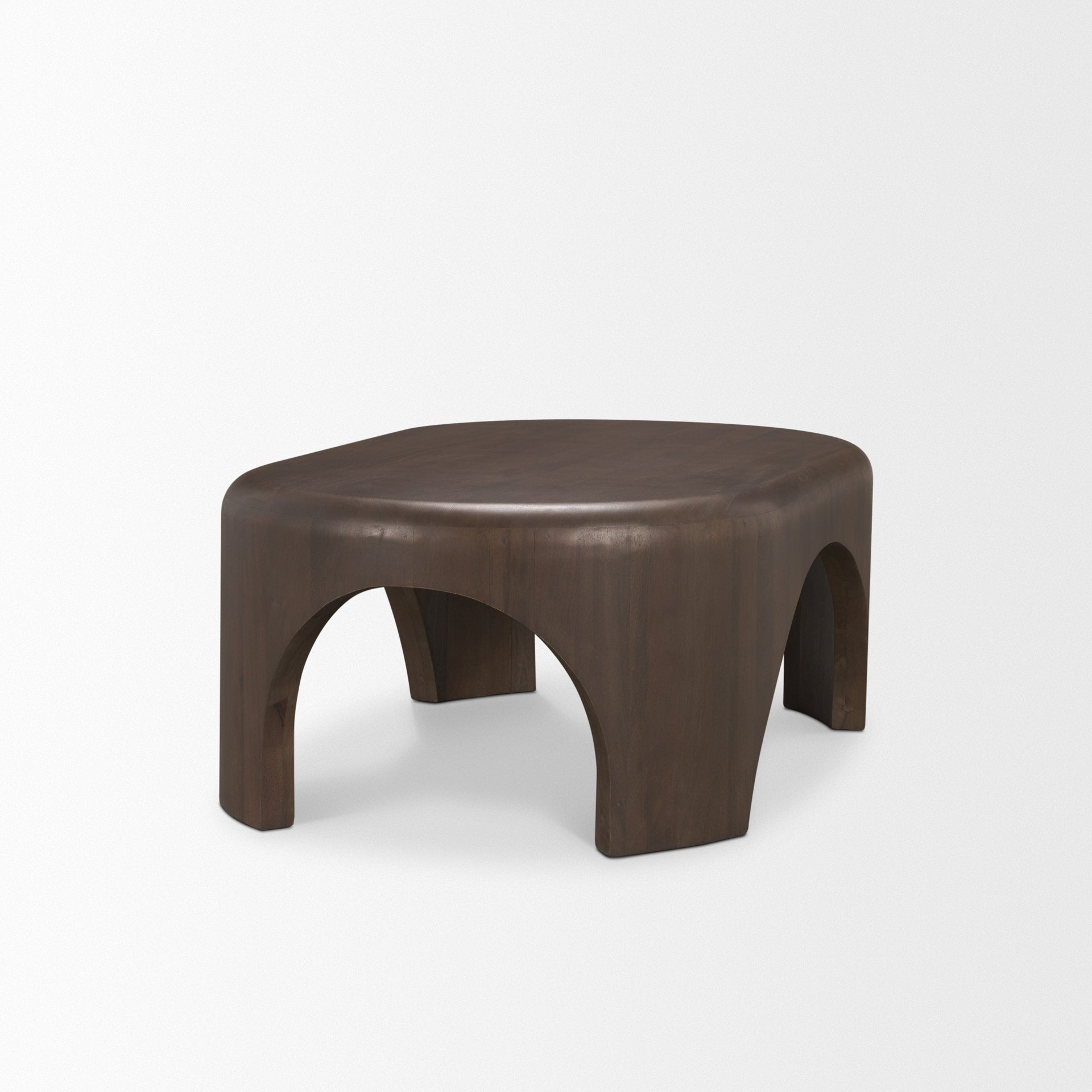Mercana Shima Arched Legs Oval Coffee Table