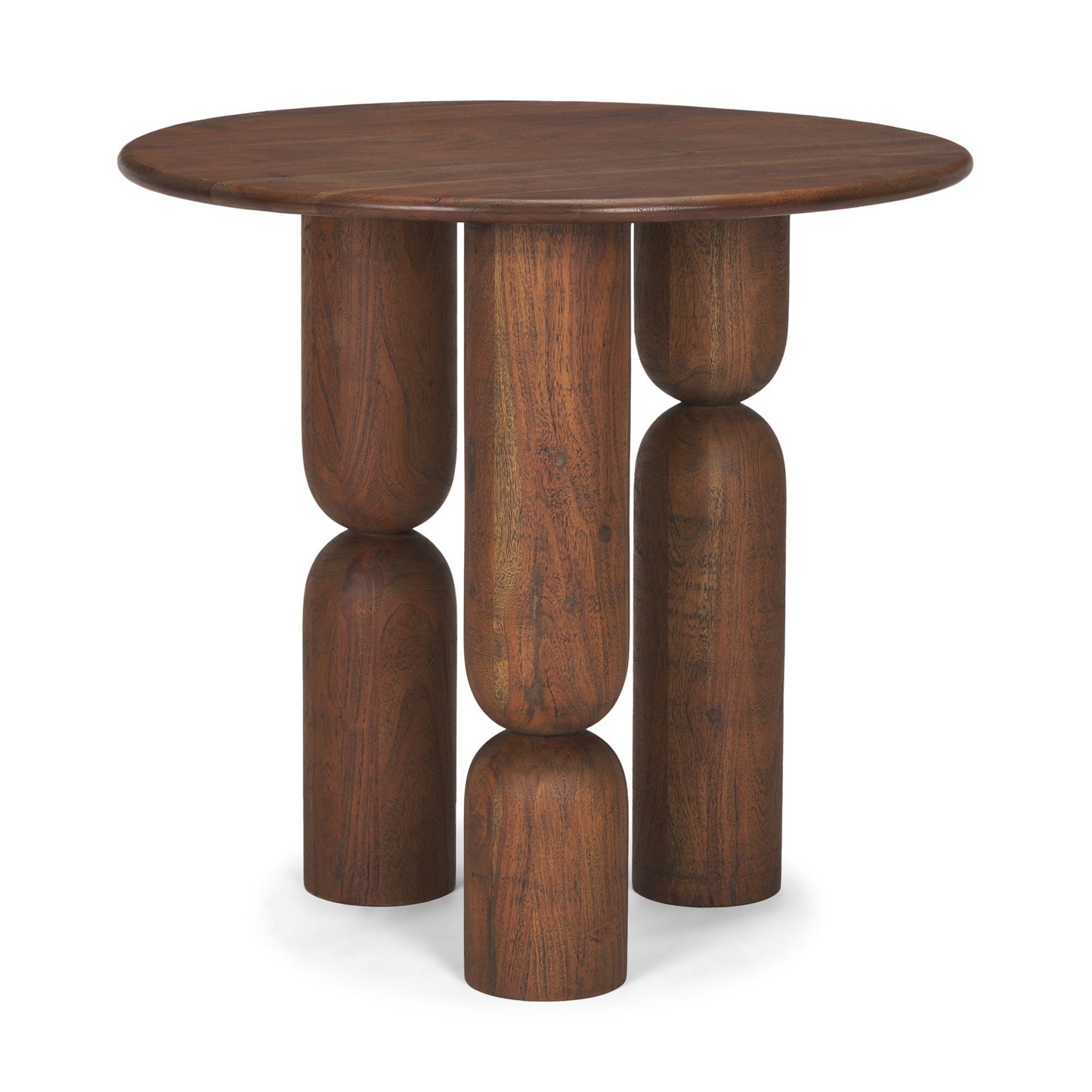 Mercana Sonel Pedestal Wooden Foyer Table