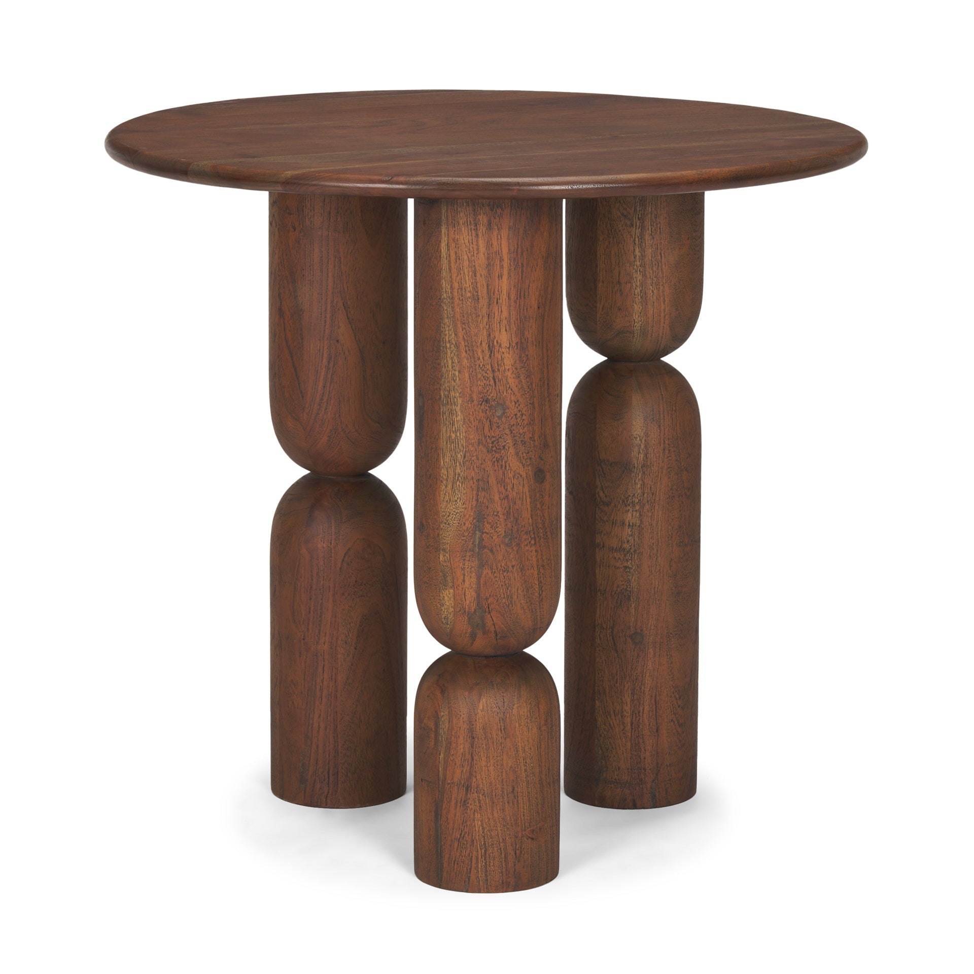 Mercana Sonel Pedestal Wooden Foyer Table
