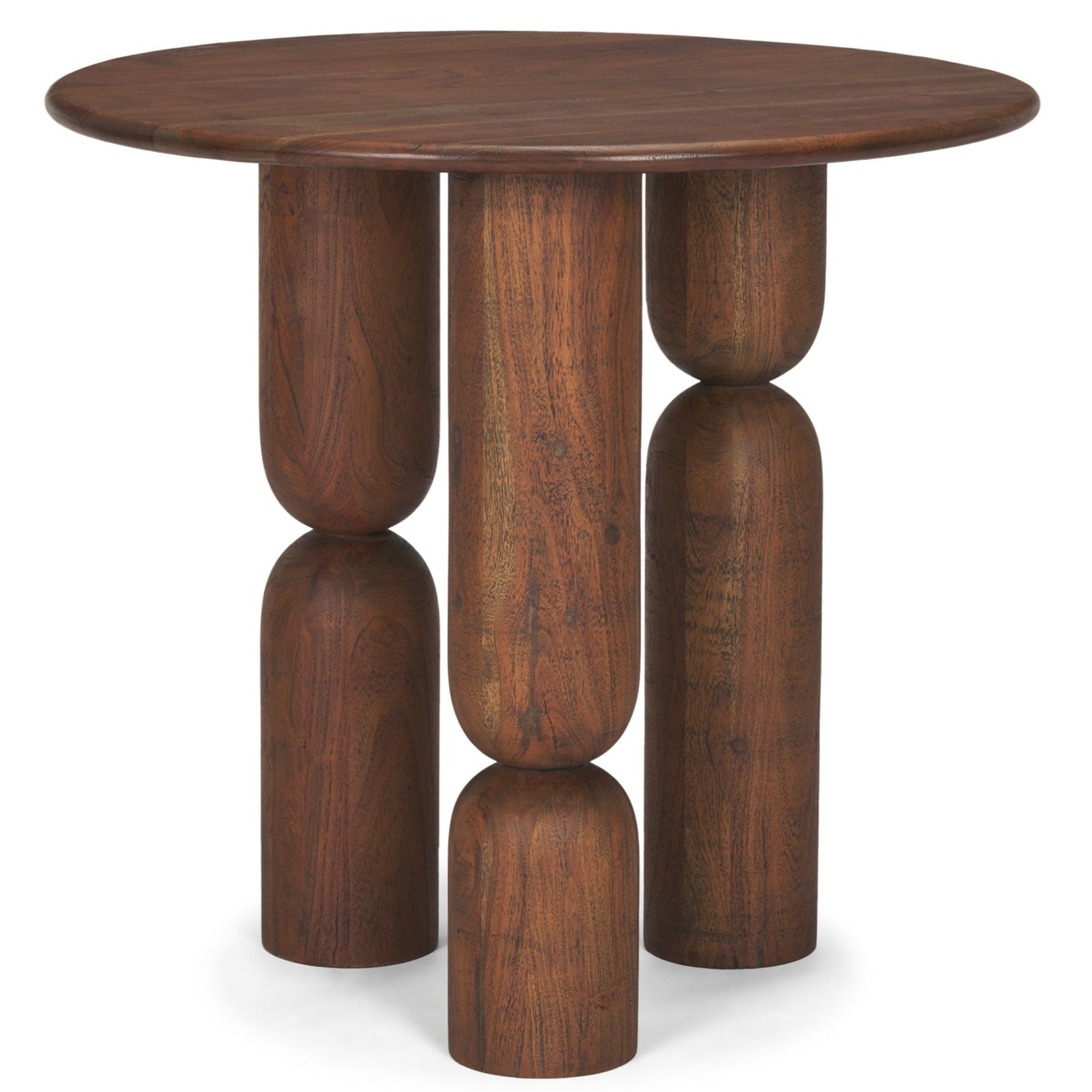 Mercana Sonel Pedestal Wooden Foyer Table